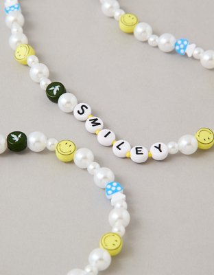 AE | Smiley® Necklace & Bracelet 2-Pack | American Eagle