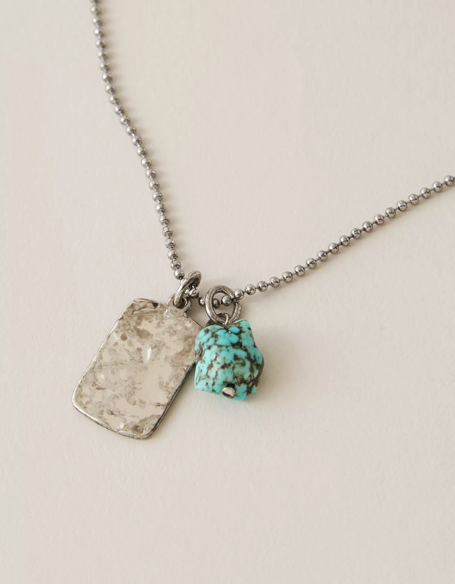 AEO Faux Turquoise Surplus Necklace - thumbnail 2