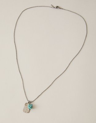 AEO Faux Turquoise Surplus Necklace
