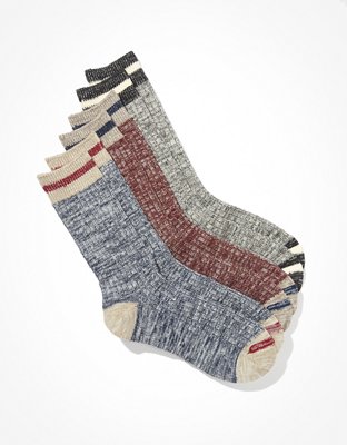 AEO Lightweight Boot Socks 3-Pack