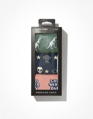 AEO Vibes Classic Socks 3-Pack