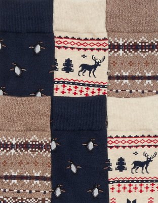AE Holiday Classic Sock 3-Pack