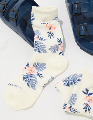 AE Monstera Crew Socks