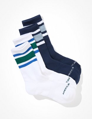 AE Striped Crew Sock 2-Pack