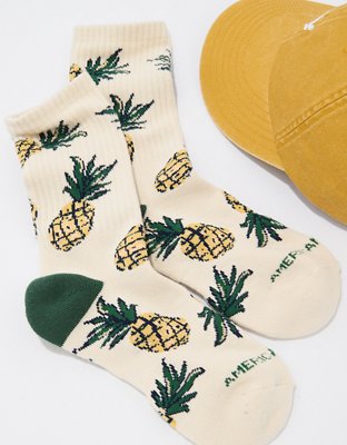 AE Pineapple Crew Socks