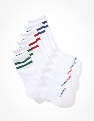 AE Striped Crew Sock 3-Pack