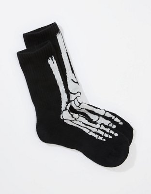 AE Halloween Skeleton Crew Socks