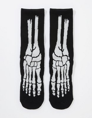 AE Halloween Skeleton Crew Socks