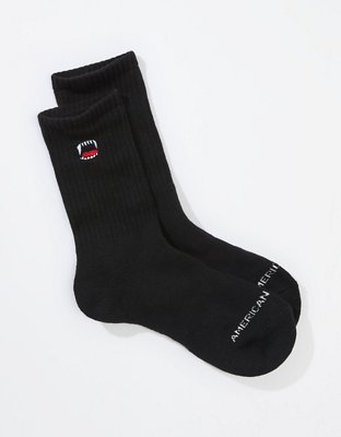 AE Halloween Fangs Crew Socks
