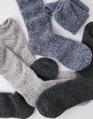 Grey deals fuzzy socks