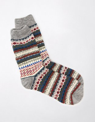 AE Fair Isle Boot Sock