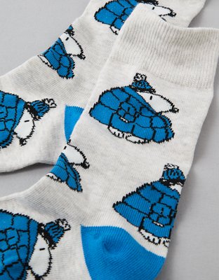AE Classic Snoopy Crew Sock
