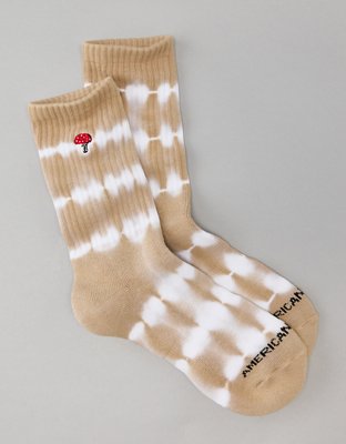 IR Logo Crew Socks (Charcoal Tie-Dye)