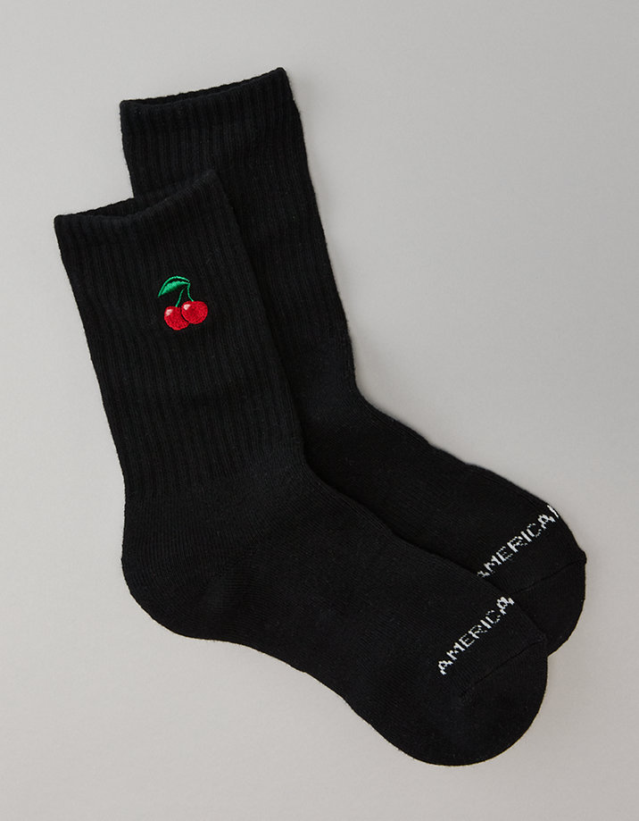 AE Cherry Crew Socks