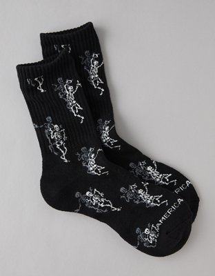 AE Halloween Skeleton Crew Socks