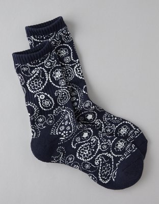 AE Paisley Crew Socks