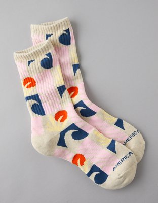 AE Geometric Crew Socks