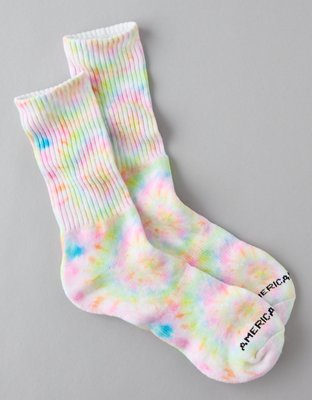 AE Tie-Dye Crew Socks