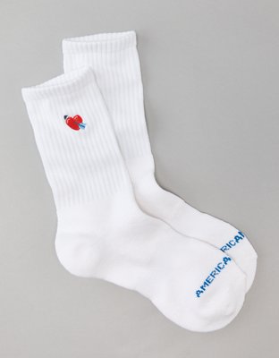 AE Arrow Heart Crew Socks
