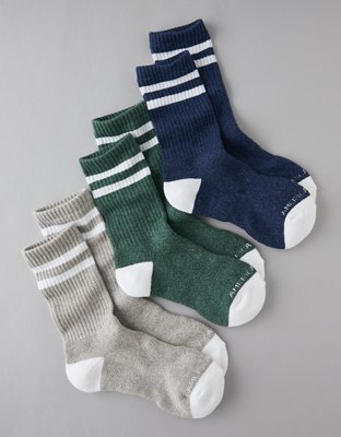 AEO Crew Socks 3-Pack
