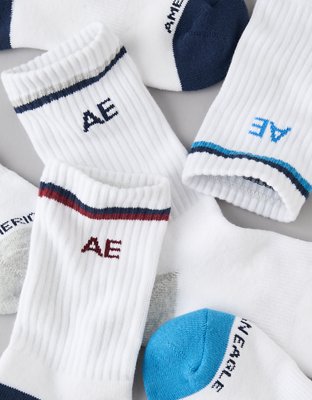 AE Logo Crew Socks 3-Pack