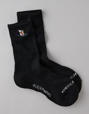 AE Peanuts Pool Crew Socks