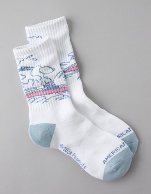 AE Peanuts Surf Crew Socks