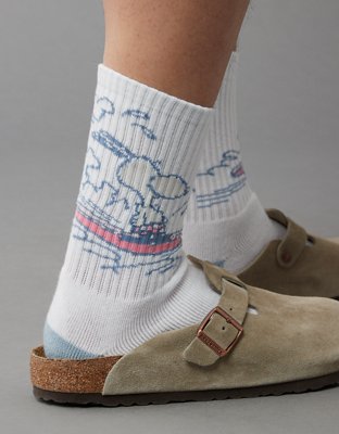 AE Peanuts Surf Crew Socks