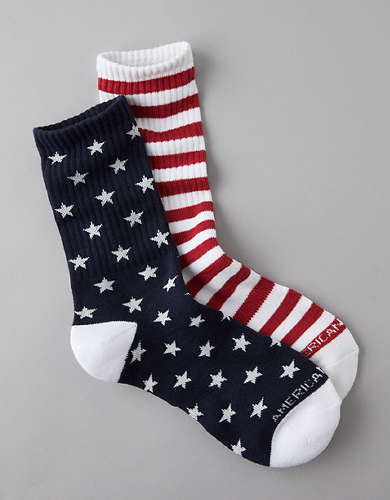 AE Americana Crew Socks