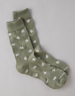 AE Printed Classic Crew Socks