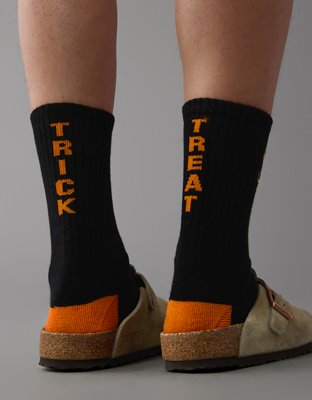 AE Halloween Trick or Treat Crew Socks