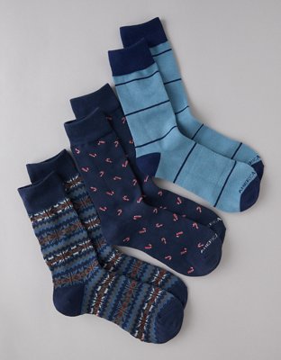 AE Classic Crew Socks 3-Pack