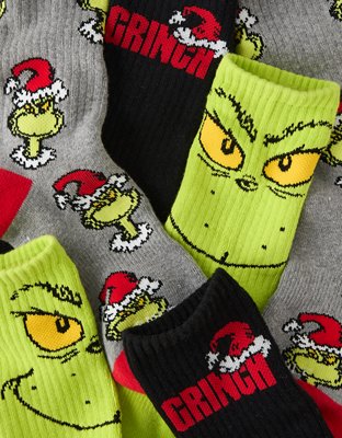 AE Grinch Socks 3-Pack