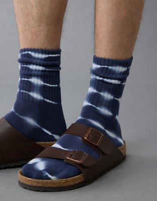 AE Tie-Dye Terry Crew Socks
