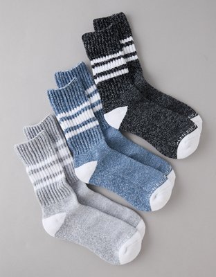 AE Retro Crew Socks 3-Pack