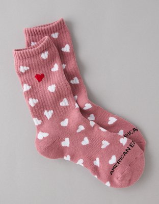 AE Valentine's Day Crew Socks