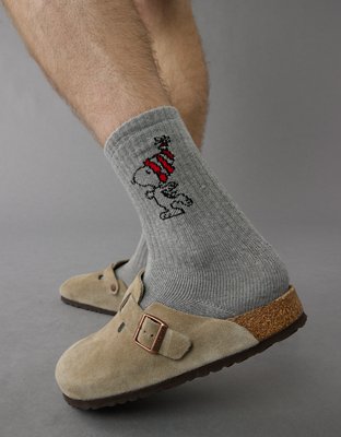 AE Peanuts Crew Socks