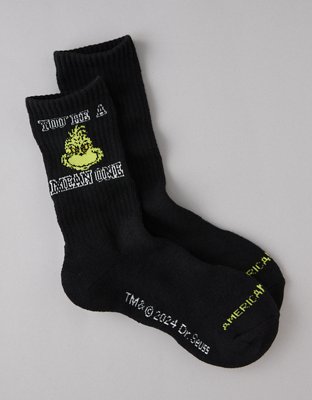 AE Grinch Crew Socks