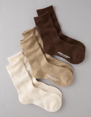 AE Crew Socks 3-Pack