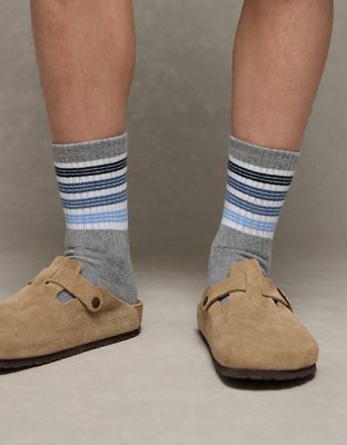 AE Graphic Terry Crew Socks