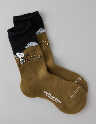 AE Peanuts Crew Socks