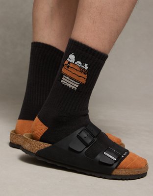 AE Peanuts Halloween Terry Crew Socks 3-Pack