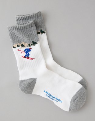 AE Calcetines Largos de Felpa con Gráfico