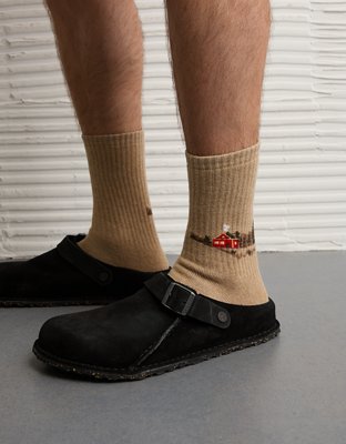 AE Calcetines Largos de Felpa con Gráfico