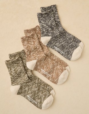 AE Marl Camp Socks 3-Pack