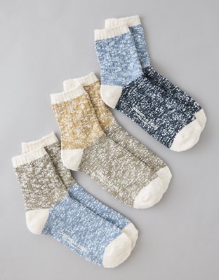 AE Marled Camp Crew Socks 3-Pack