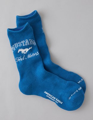 AE Ford Mustang Crew Socks