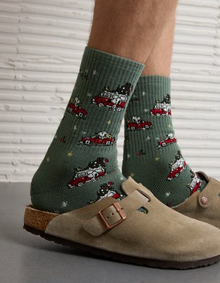 AE Peanuts Crew Socks