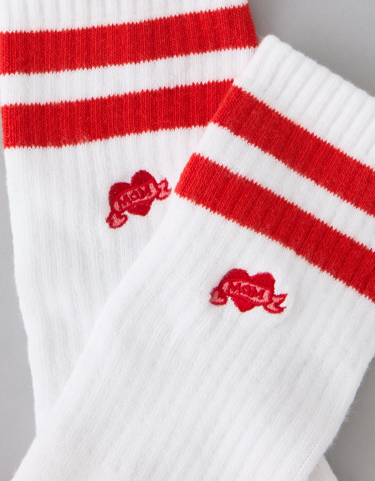 AE Embroidered Valentine's Day Crew Socks - image 3