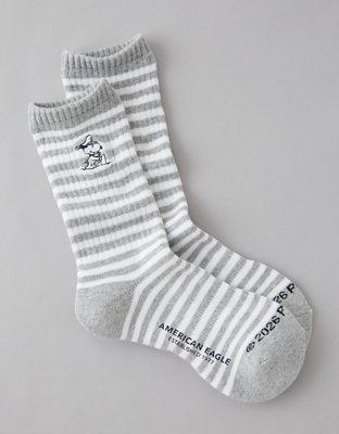 AE Snoopy Crew Socks